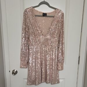 Windsor Champagne Sequin Top
